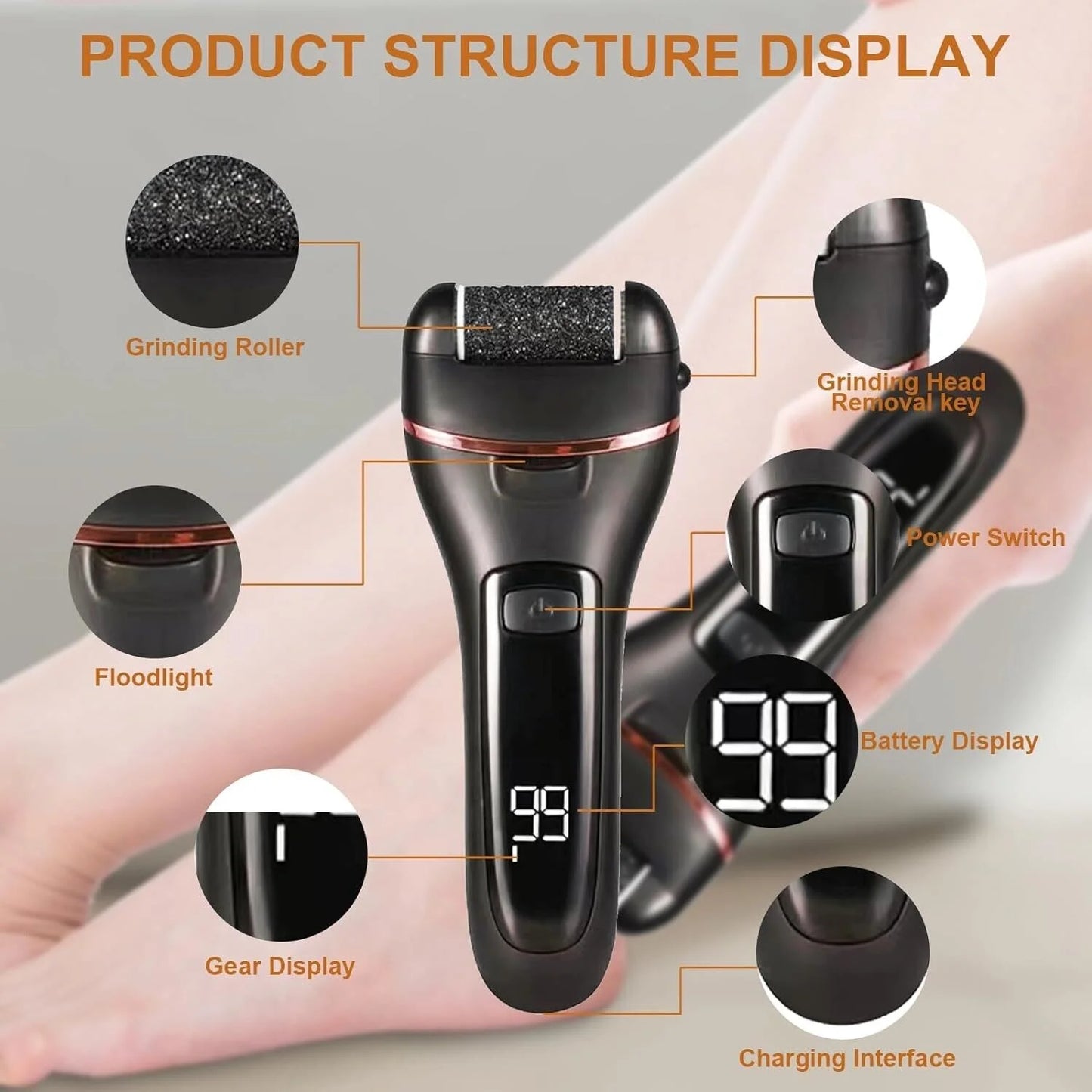 Pro Electric Pedicure Tool