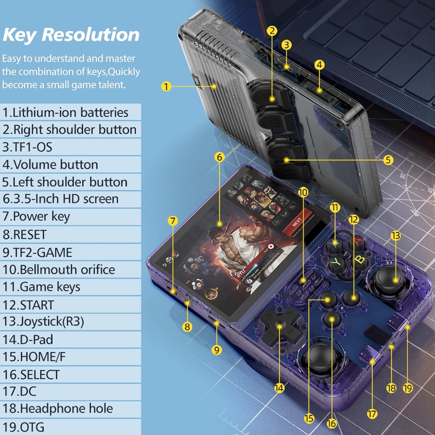 Retro Handheld Game Console - Deal Dynamo Shop