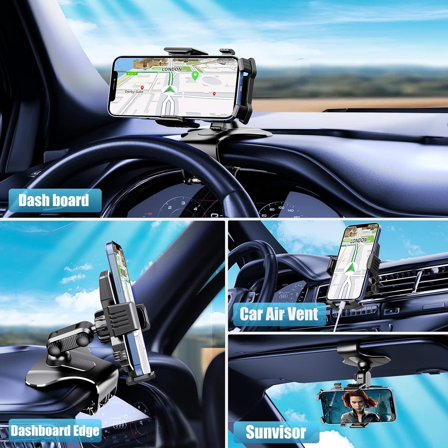 Car Clip Phone Holder - Deal Dynamo Shop