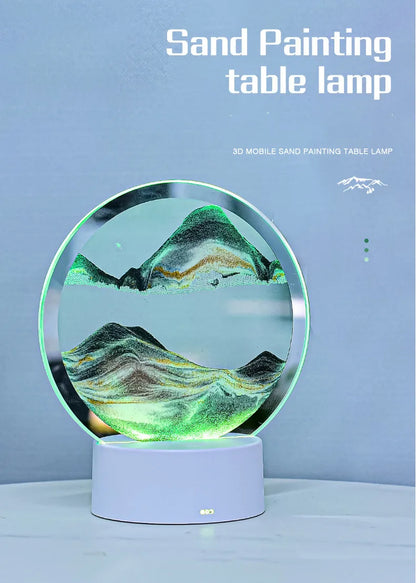 Sand Painting Table Lamp 3D - Deal Dynamo Shop