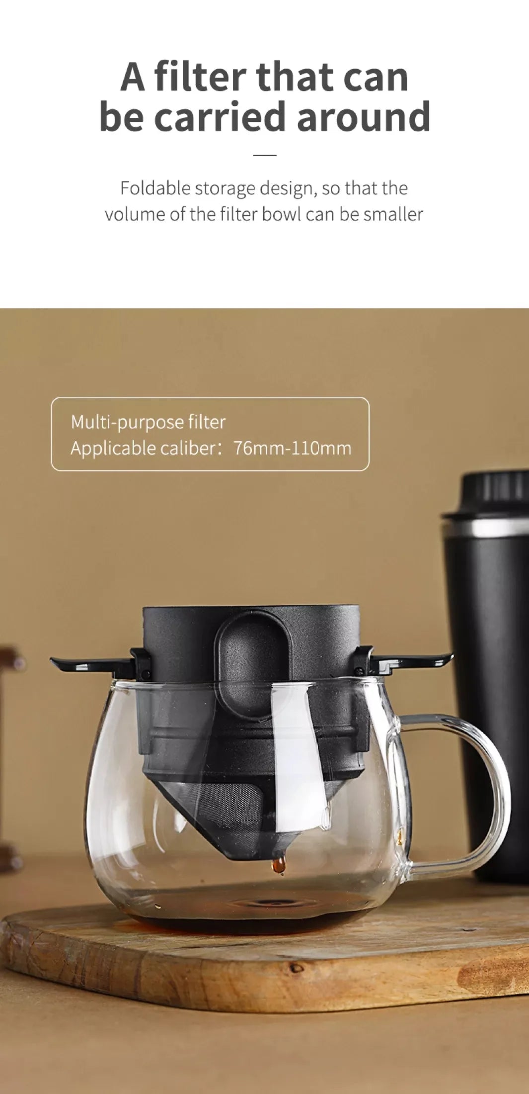 Portable Coffee Tea Dripper