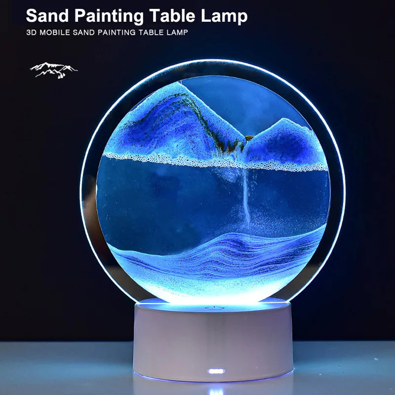 Sand Painting Table Lamp 3D - Deal Dynamo Shop