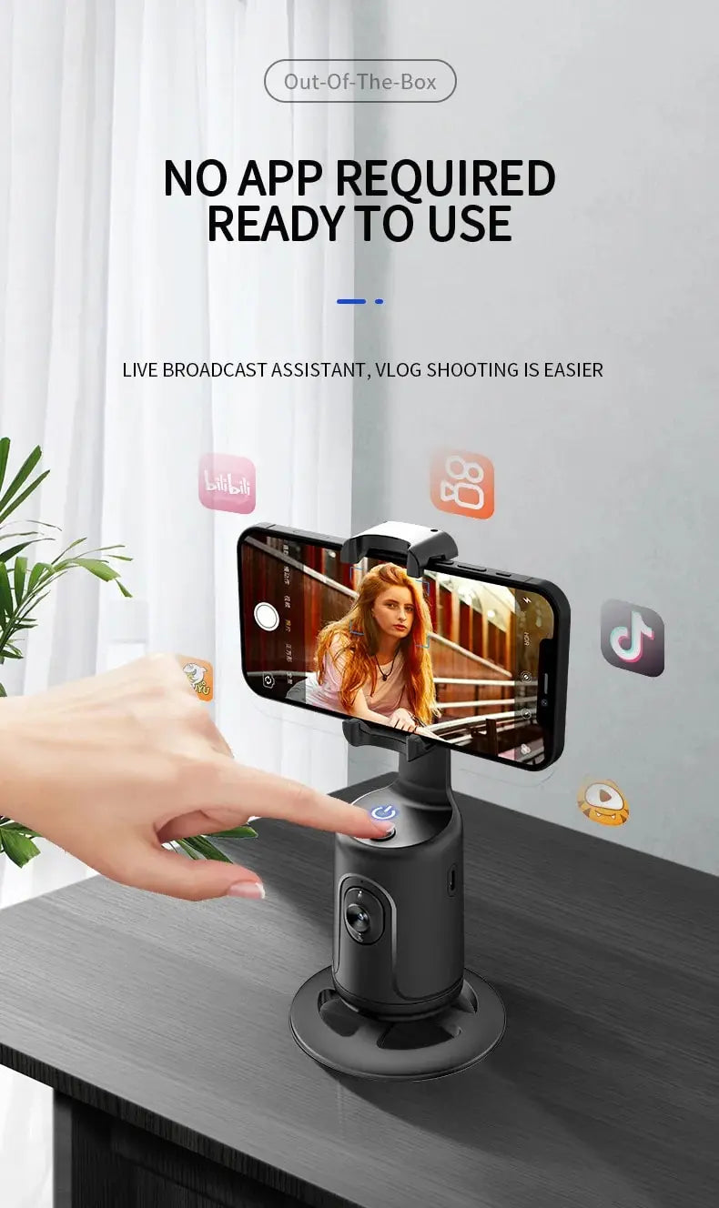 Auto Tracking Phone Holder - Deal Dynamo Shop