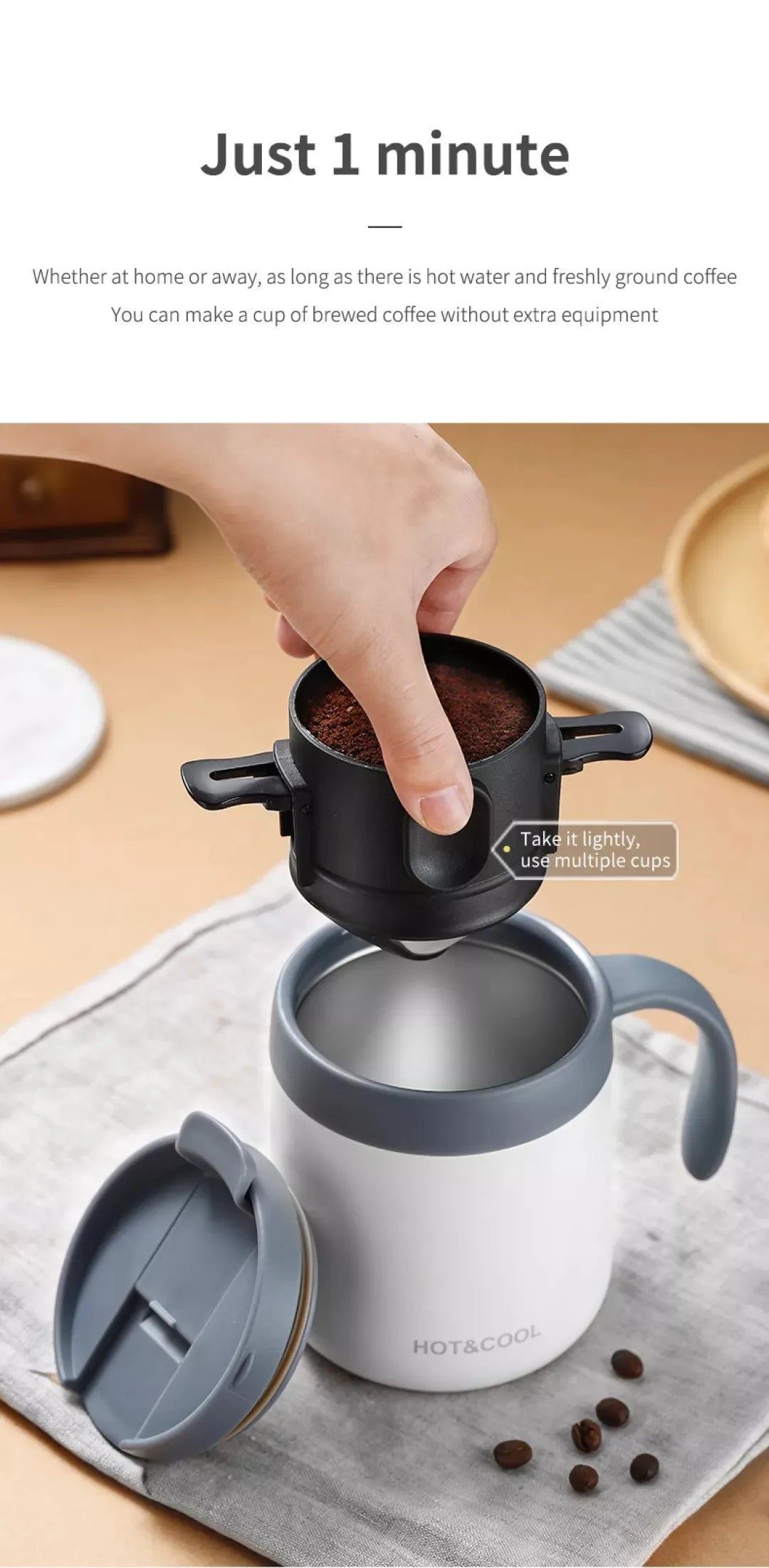 Portable Coffee Tea Dripper