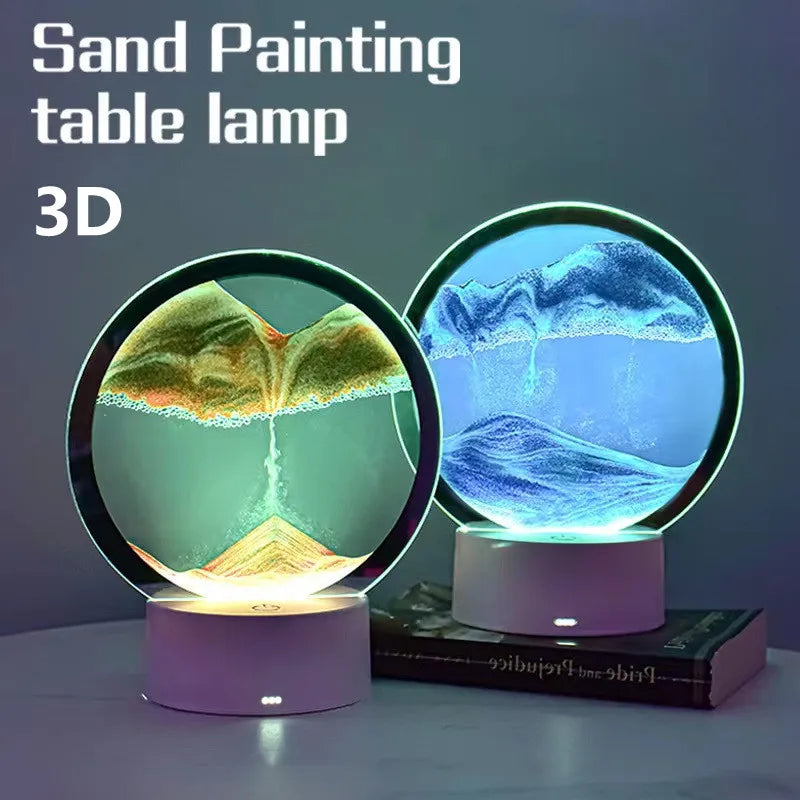 Sand Painting Table Lamp 3D - Deal Dynamo Shop