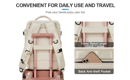 Women Travel Minimalist Backpack - Deal Dynamo Shop